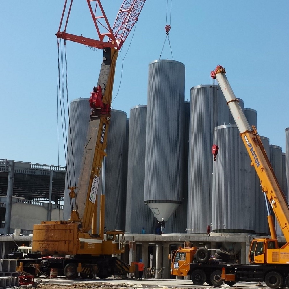 大型室外啤酒發酵罐